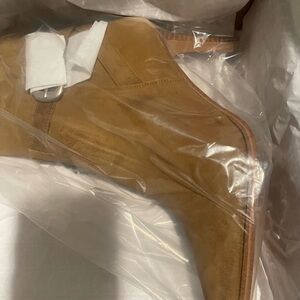 Marc Fisher Tan Suede Boots